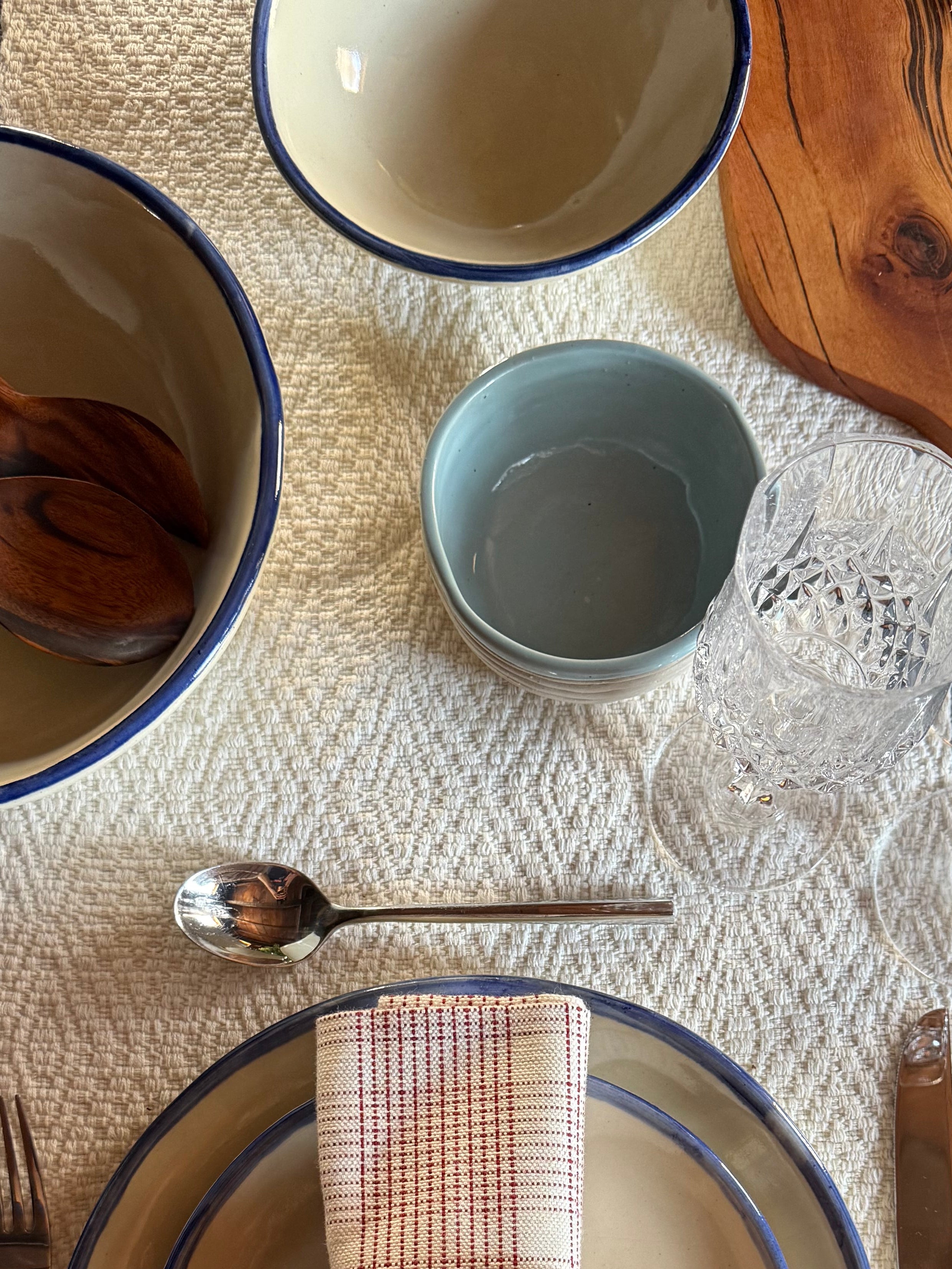 Stacked Ceramic Snack Bowl