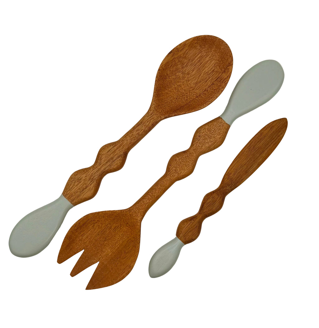 Exotic Reclaimed Wood Cheese and Spread Knife