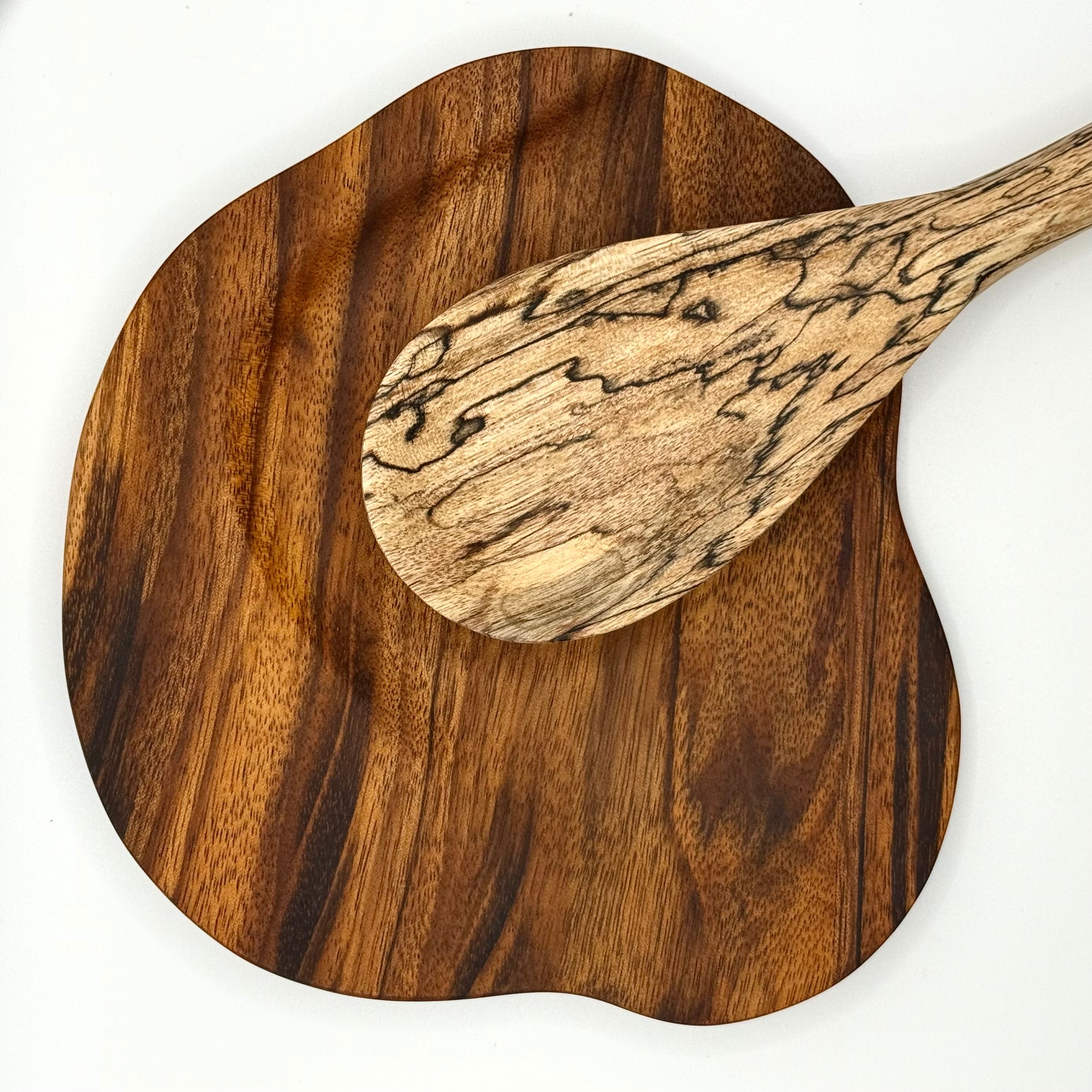 Exotic Reclaimed Wood Spoon Rest