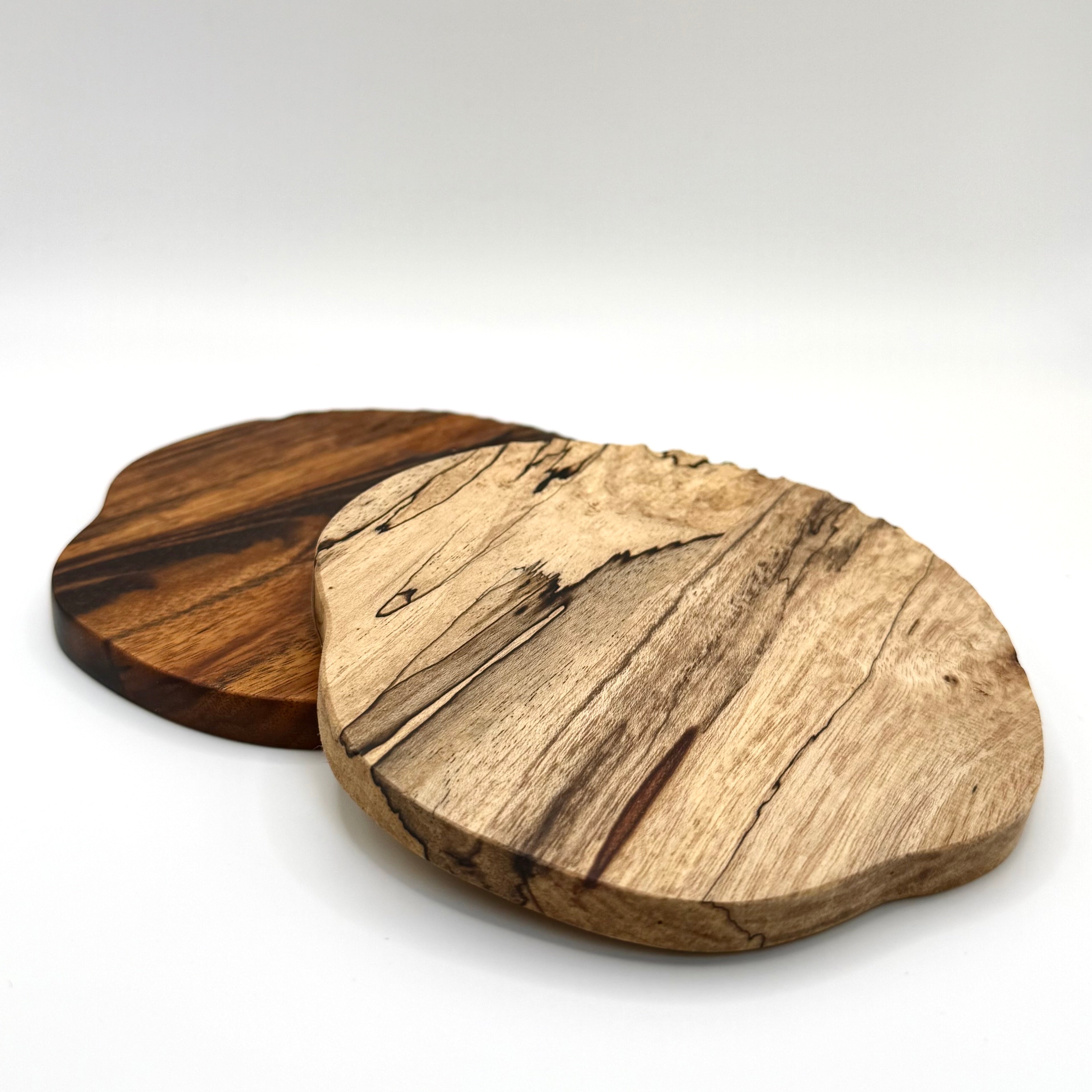 Exotic Reclaimed Wood Bottle Coaster
