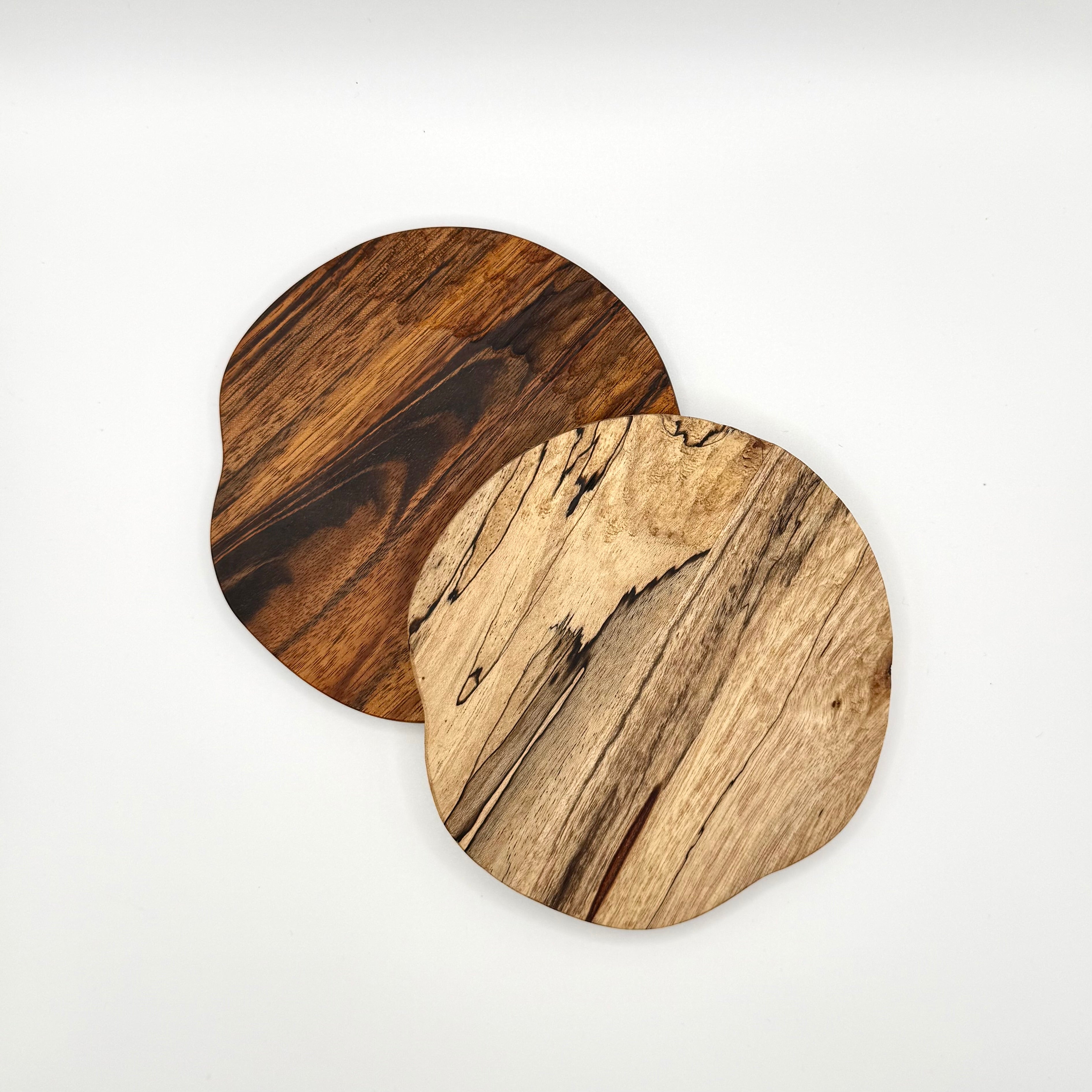 Exotic Reclaimed Wood Bottle Coaster