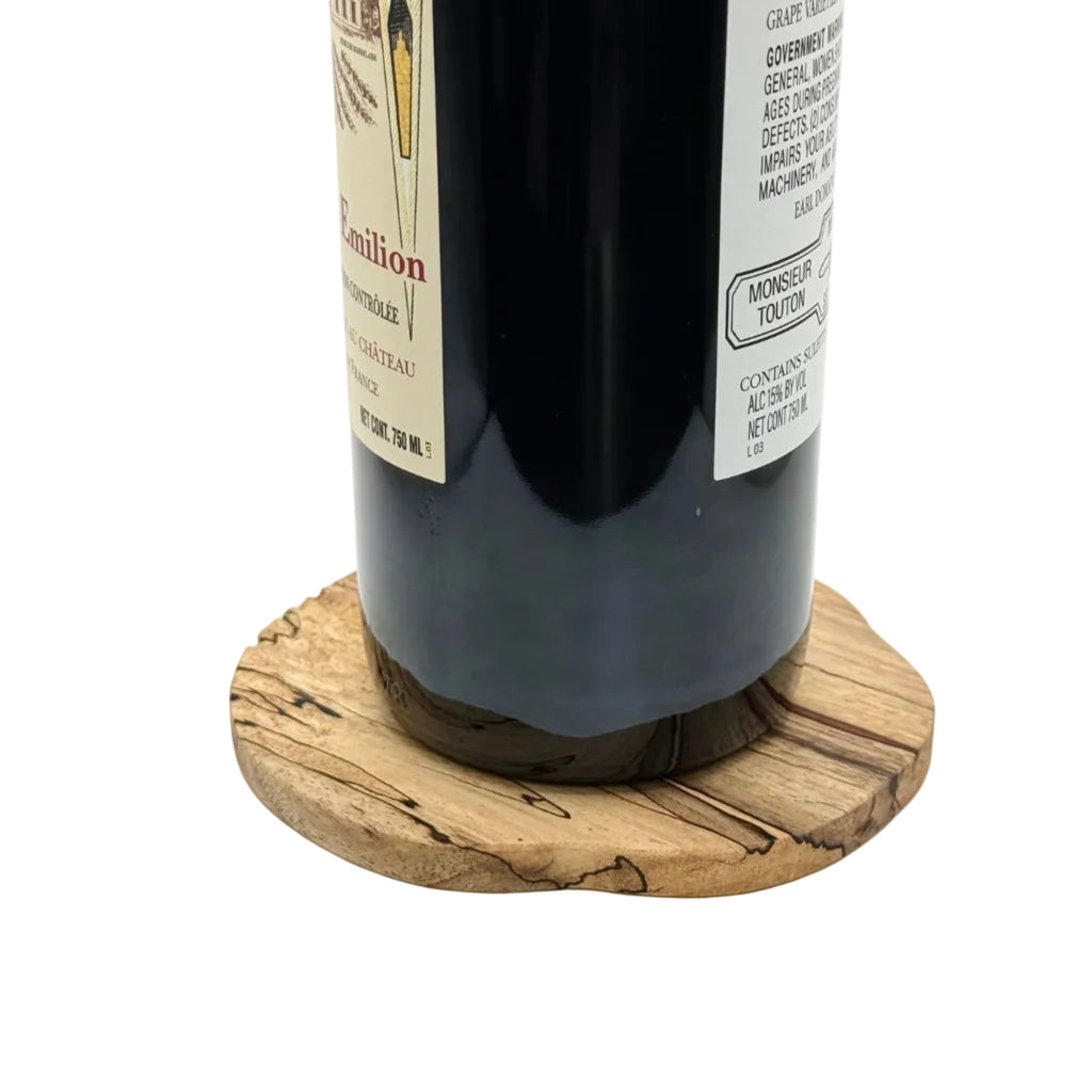 Exotic Reclaimed Wood Bottle Coaster