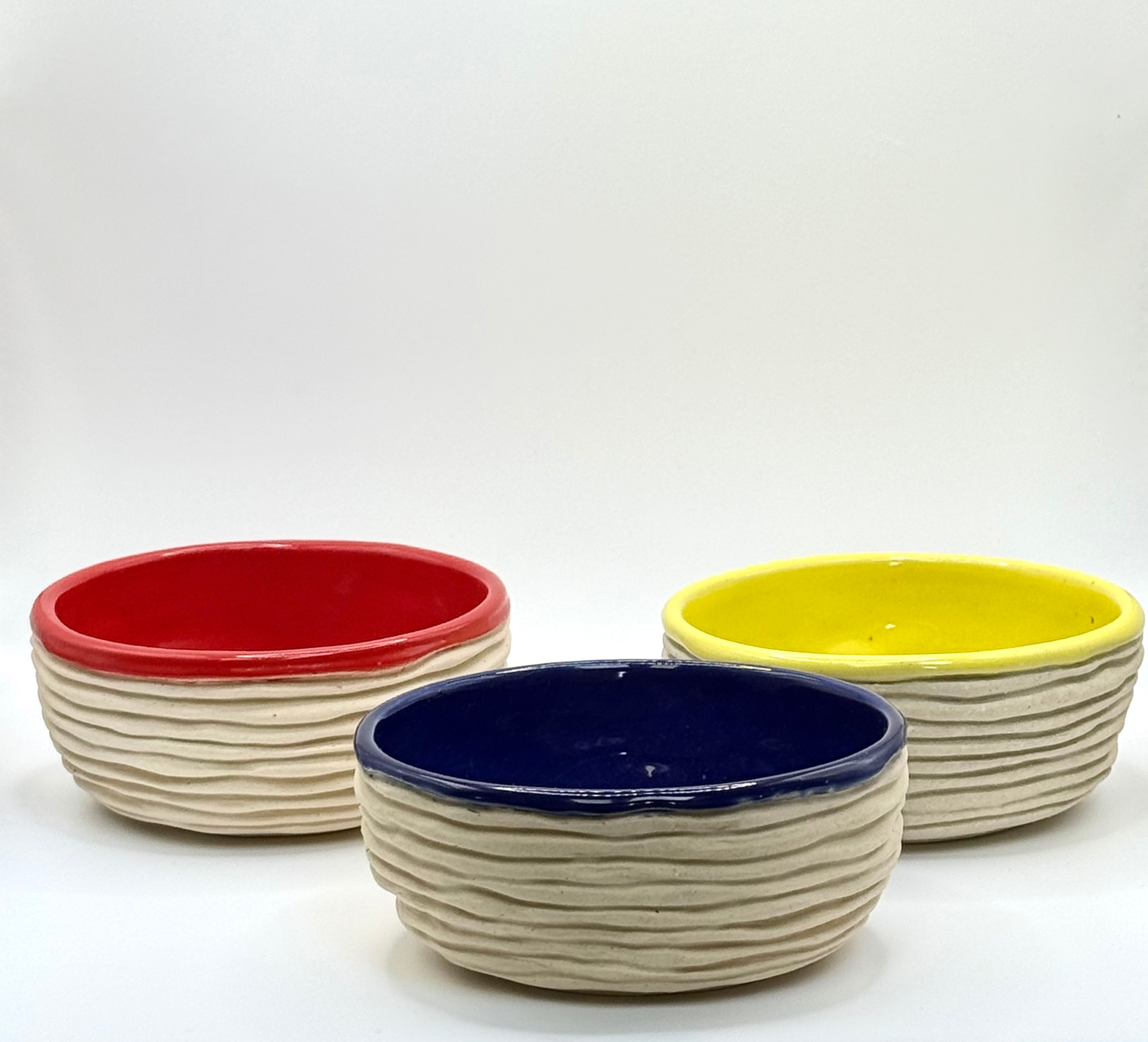 Stacked Ceramic Snack Bowl