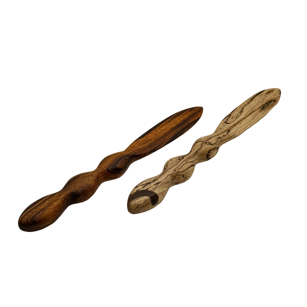 Exotic Reclaimed Wood Cheese and Spread Knife