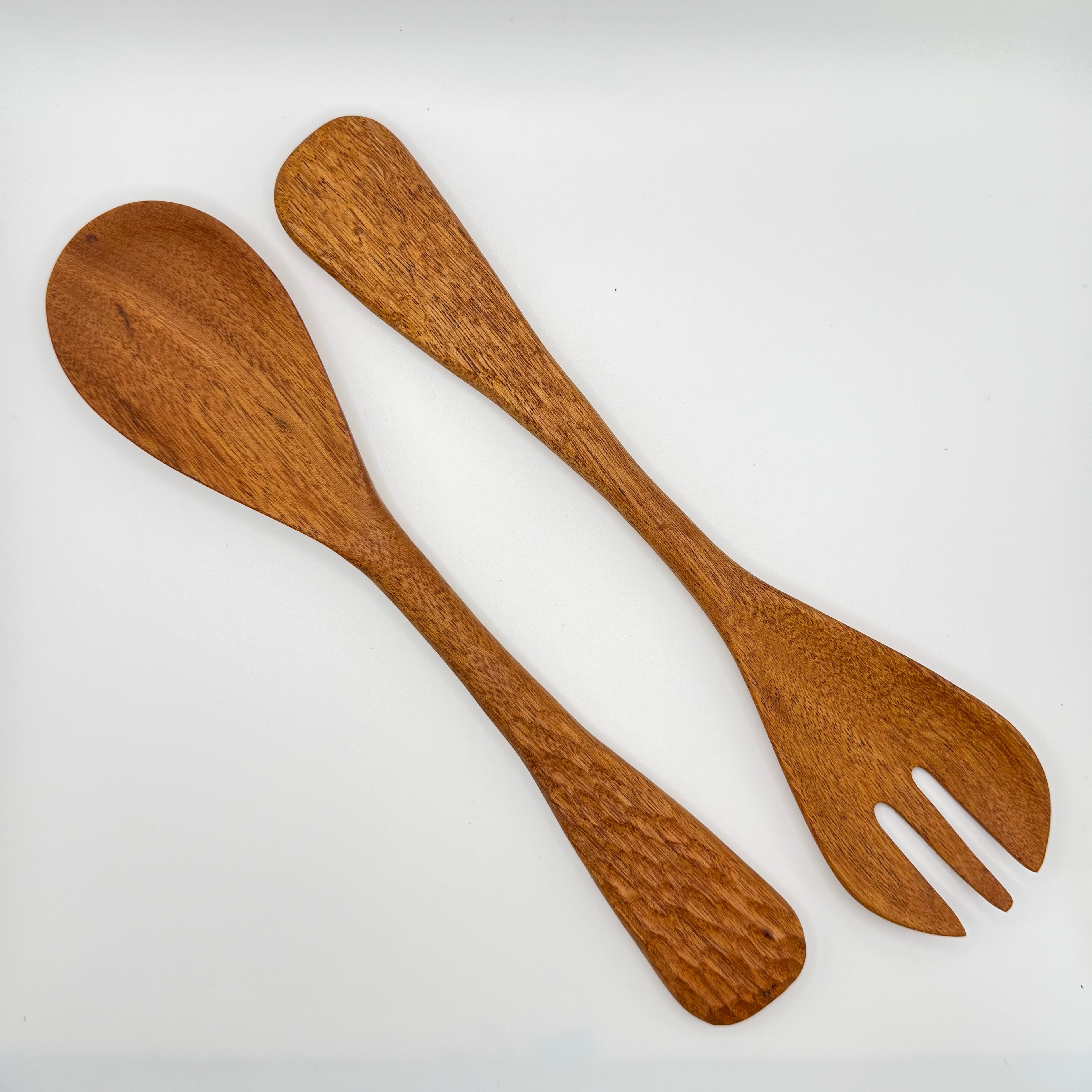 Exotic Reclaimed Wood Serving Utensils Set