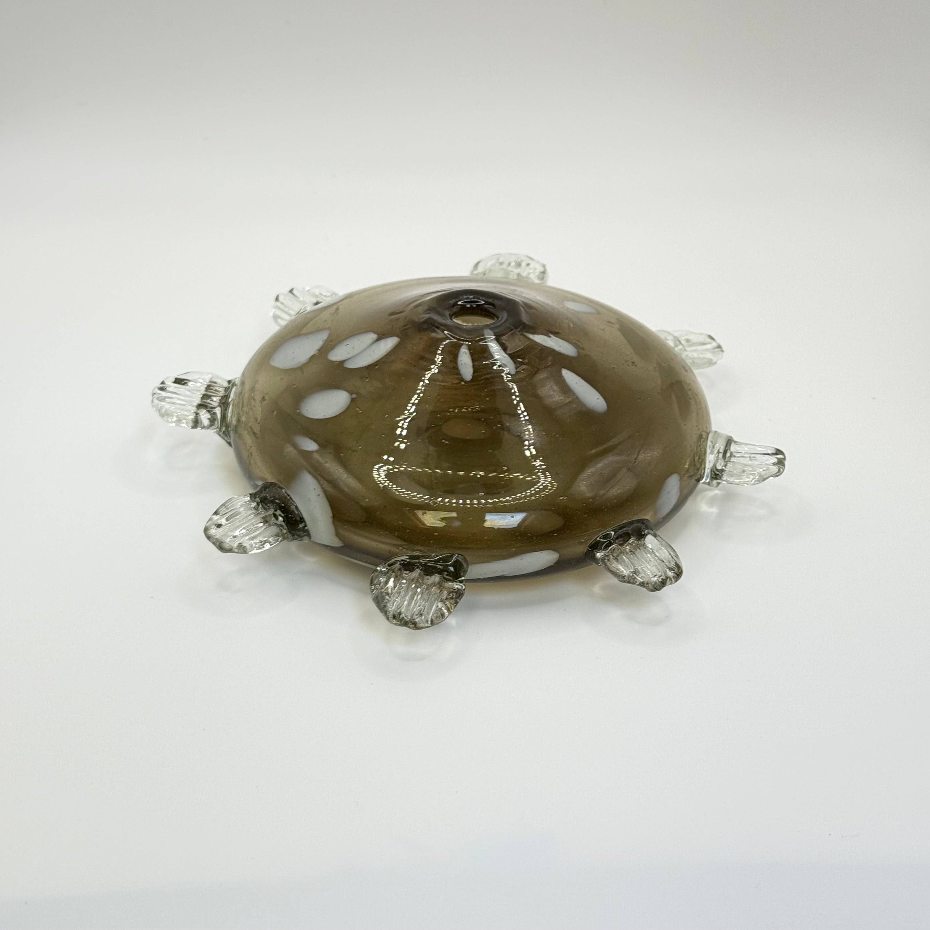 Starburst Hand-Blown Glass Bud Vase