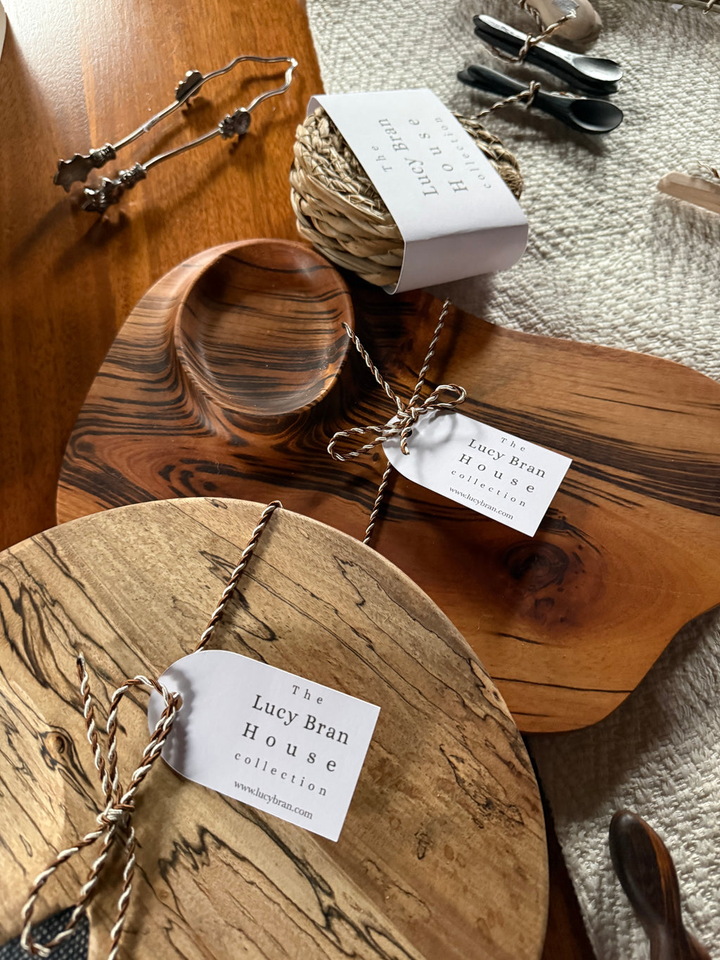 Exotic Reclaimed Wood Snack and Cheese Board with Well